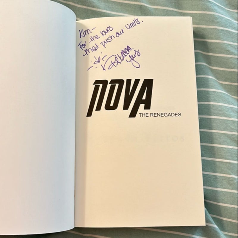 Nova *signed and personalized to Kim