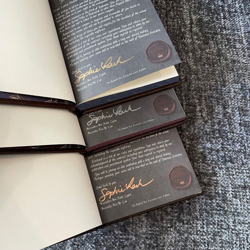 The Kingmaker Series - HAND SIGNED - special edition by the Bookish Box