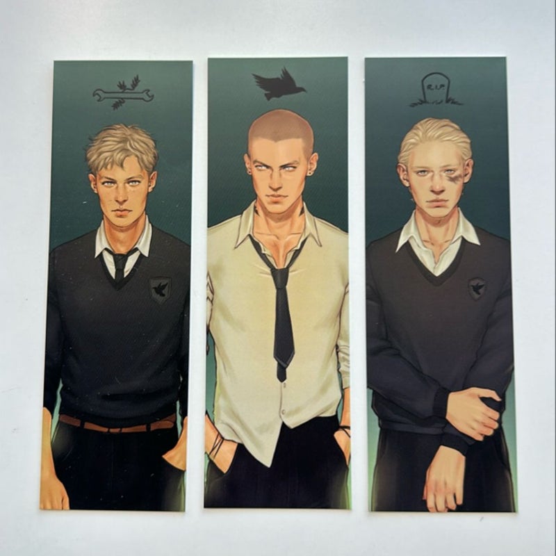 Cabeswater Crew Bookmarks inspired by The Raven Boys ILLUMICRATE