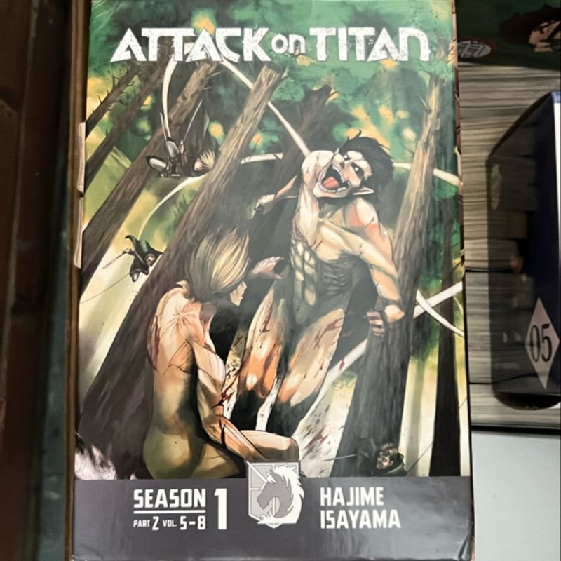 Attack on Titan Season 1 Part 2 Manga Box Set
