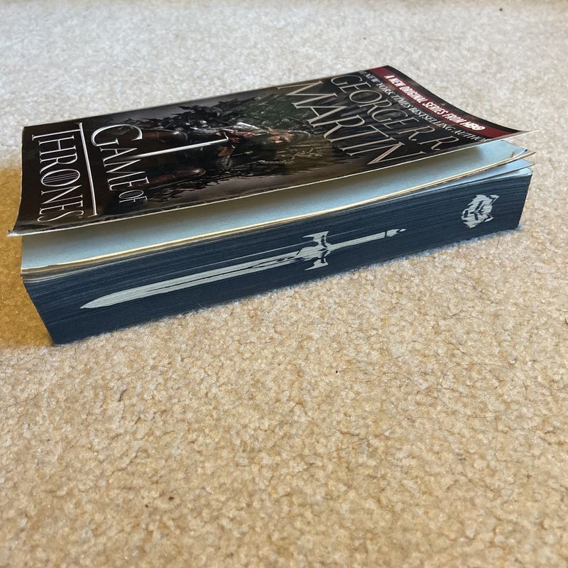 A Game of Thrones (HBO Tie-In Edition) with Custom Sprayed Edges