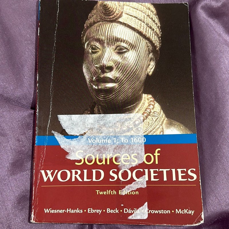 Sources of World Societies, Volume 1