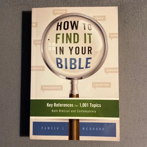 How to Find It in Your Bible