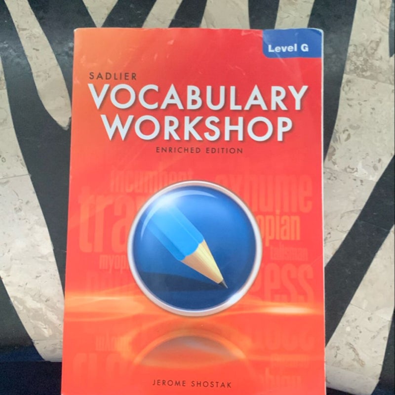 Vocabulary Workshop