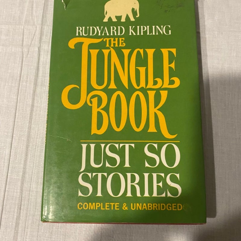 RUDYARD KIPLING JUNGLE BOOK/JUST SO STORIES 1987 EDITION GC HARDCOVER