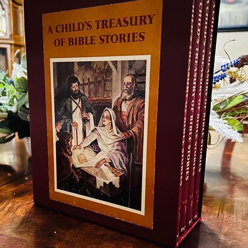 Vintage  Book: A Childs Treasury of Bible Stories 