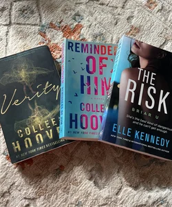 Booktok Bundle - Verity, Reminders of Him, and The Risk 