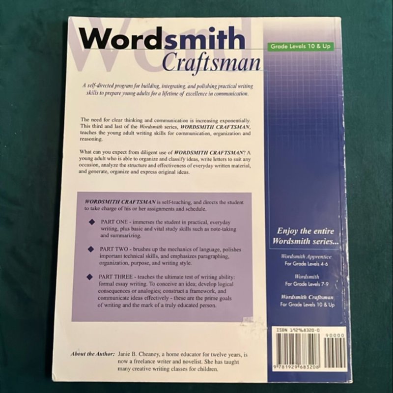Wordsmith Craftsman Grd 10 +