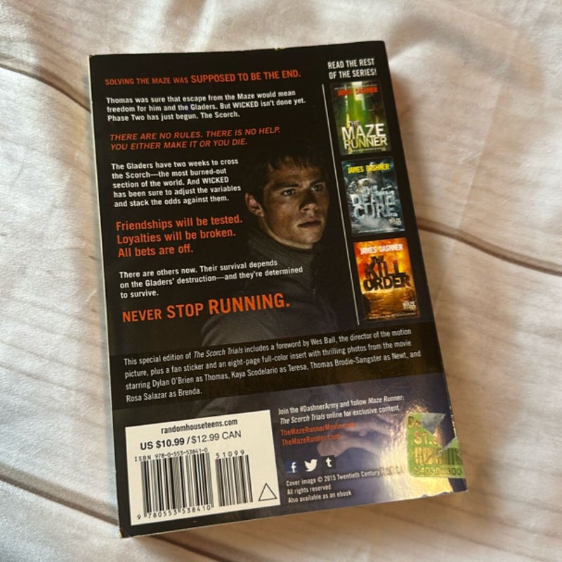 The Scorch Trials Movie Tie-In Edition (Maze Runner, Book Two)