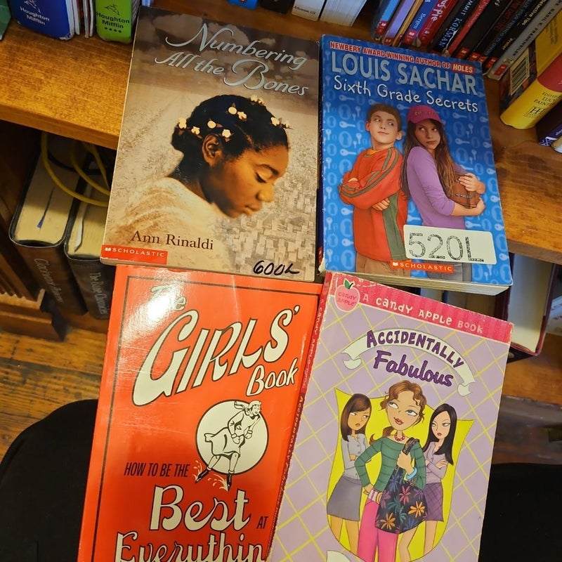 Young girl book lot of 8