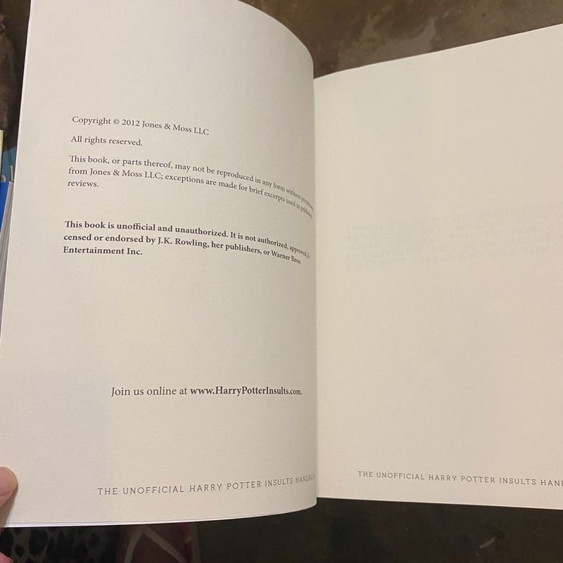 The Unofficial Harry Potter Insults Handbook: 101 Comebacks for the Slytherin in Your Life