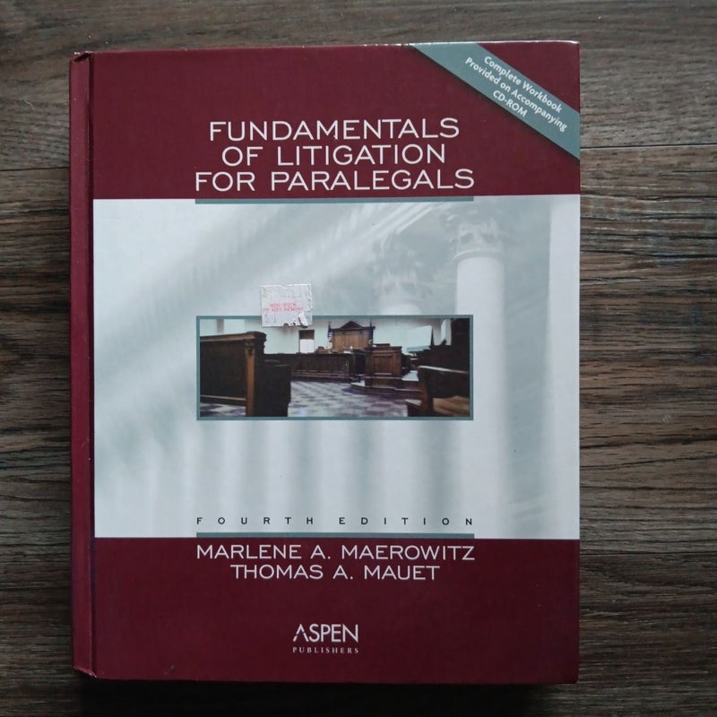 Fundamentals of Litigation for Paralegals