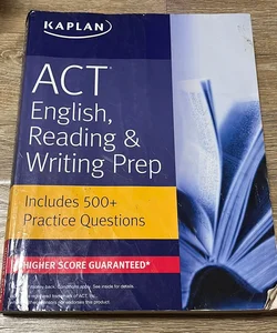 ACT English, Reading, and Writing Prep