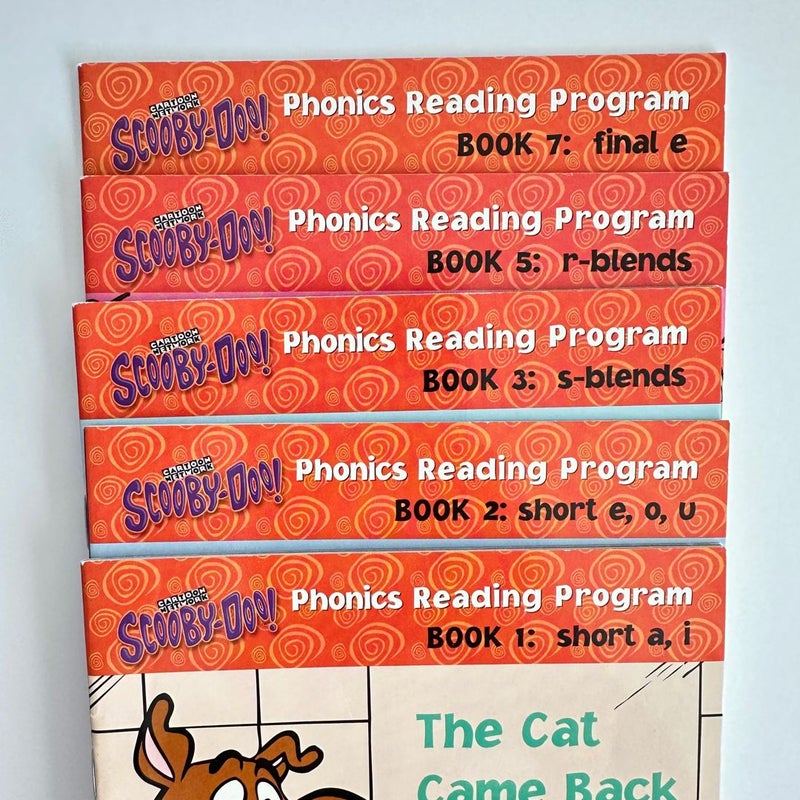 Scooby-Doo Phonics Reading Program bundle, 5 books, Readers