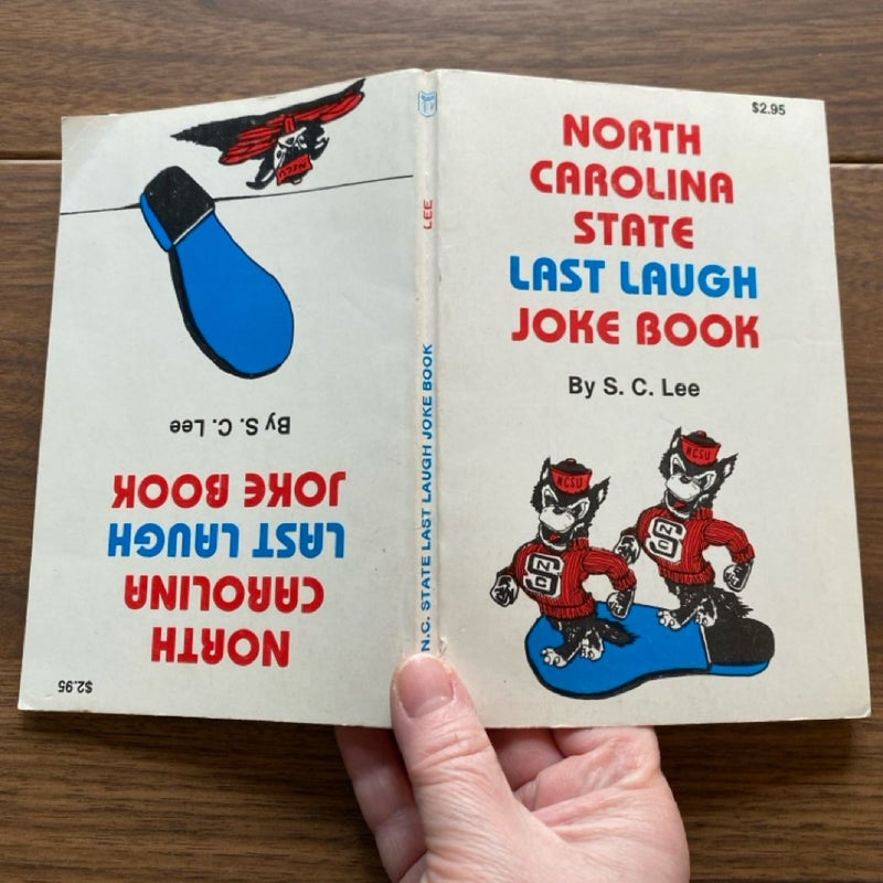 North Carolina vs. North Carolina State Last Laugh Joke Book (vintage 1981)