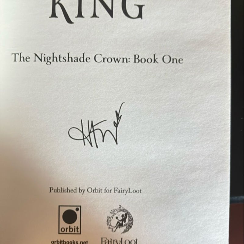 The Foxglove King FAIRYLOOT SIGNED EXCLUSIVE EDITION