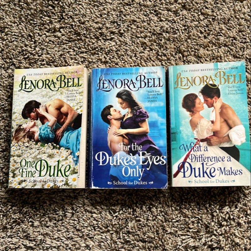 One Fine Duke and Complete School of Dukes series