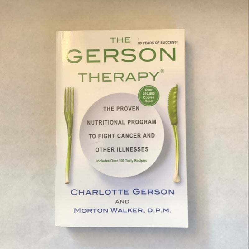 The Gerson Therapy