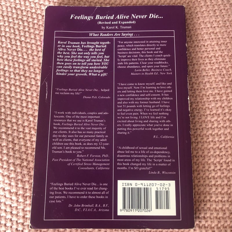 Feelings Buried Alive Never Die