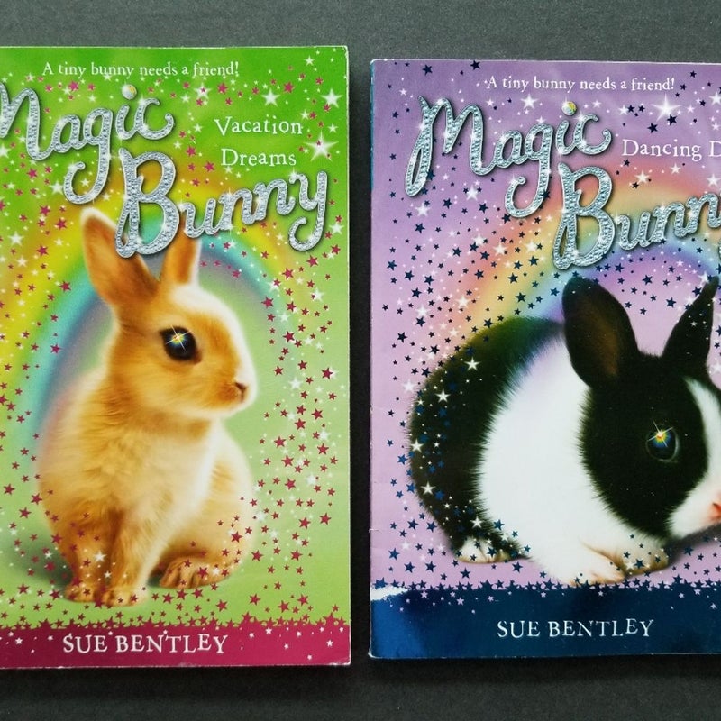 VINTAGE SCHOLASTIC MAGIC PUPPY, PONIES, BUNNY LOT OF 12 BOOKS SUE BENTLEY HOLOS