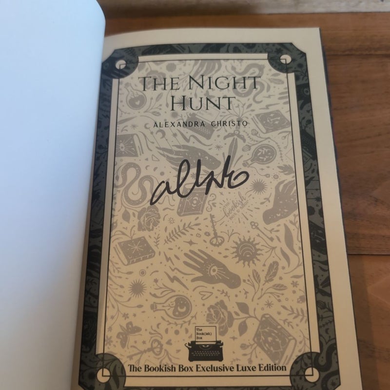 The Night Hunt - Bookish Box Signed Edition 