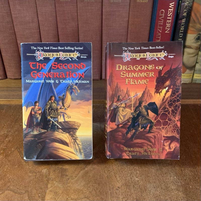 DragonLance Starter Set: All Core Novels to Read First! Chronicles Trilogy, Legends Trilogy, Second Generation, Dragons of Summer Flame, The War of Souls Trilogy