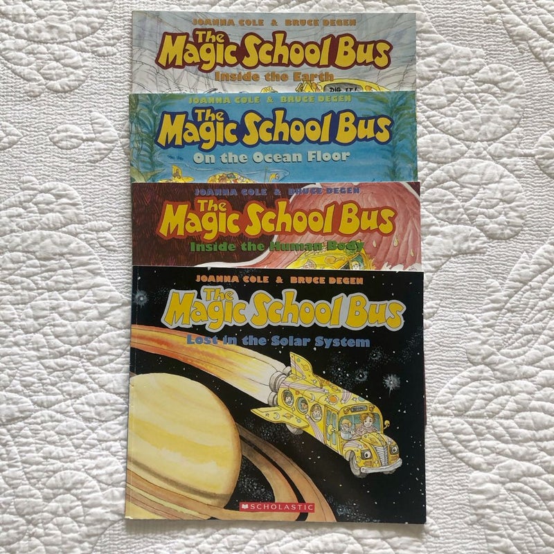 The Magic School Bus Books - Set of 4