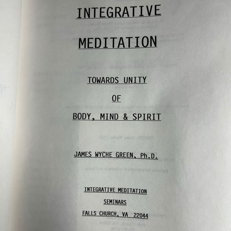 Integrative Meditation