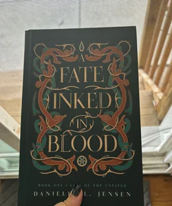 A fate inked in blood (probably smut special edition hardback)