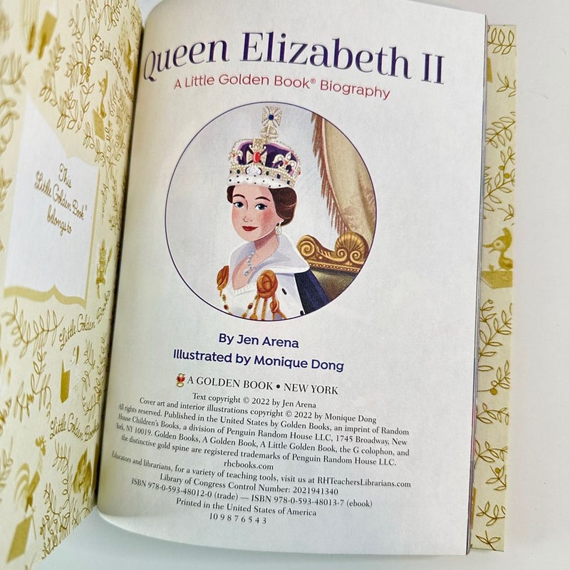 Queen Elizabeth II, Biography-Little Golden Book 2022