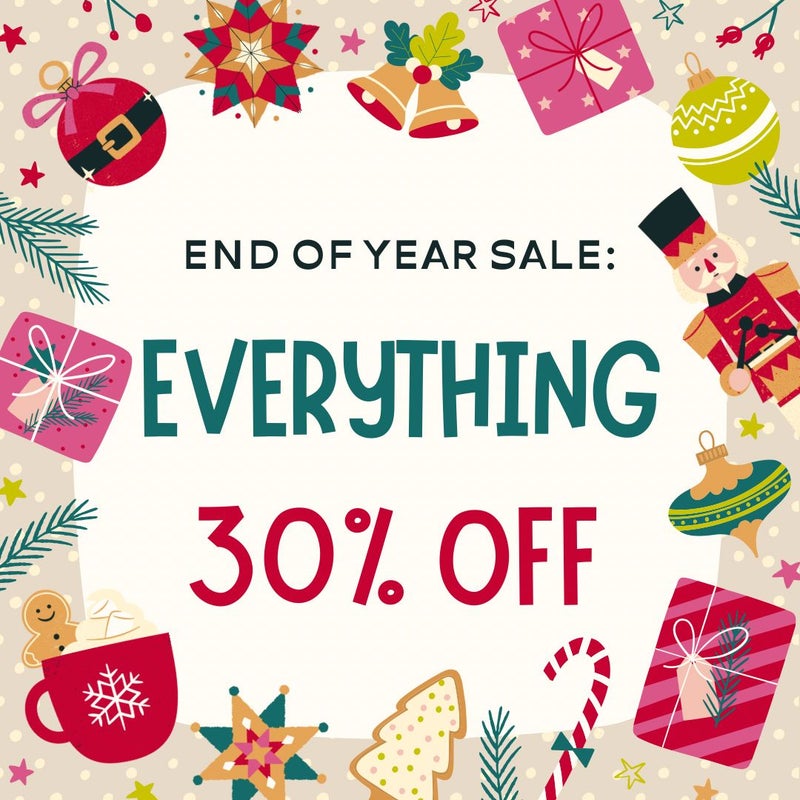 Everything is 30% off