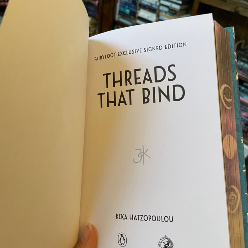 Threads That Bind Special Edition Signed Sprayed Edges