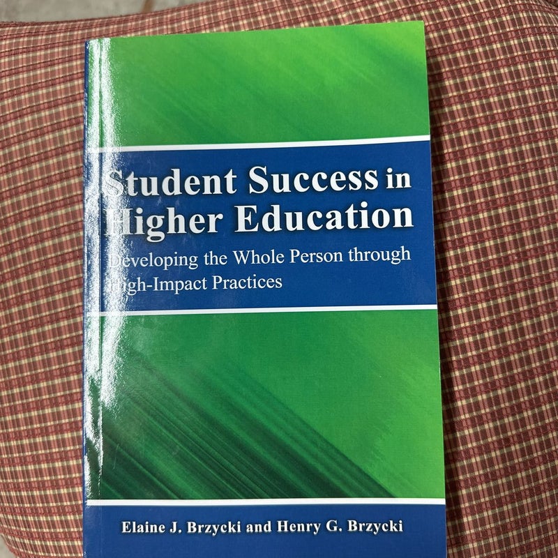 Student Success in Higher Education