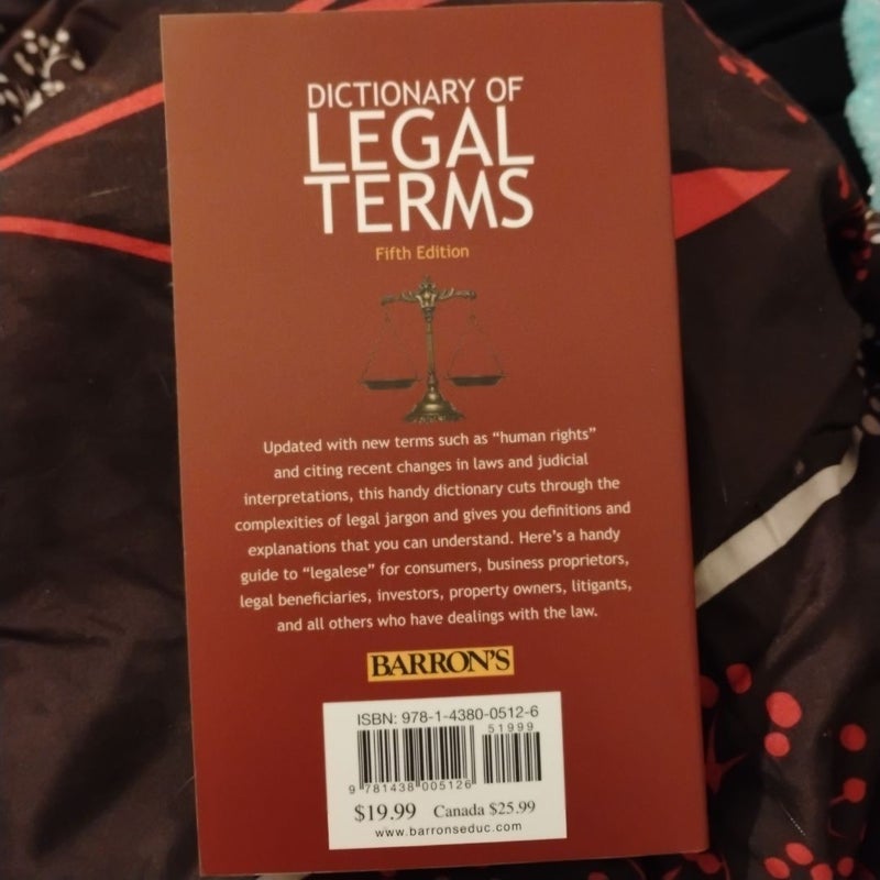 Dictionary of Legal Terms