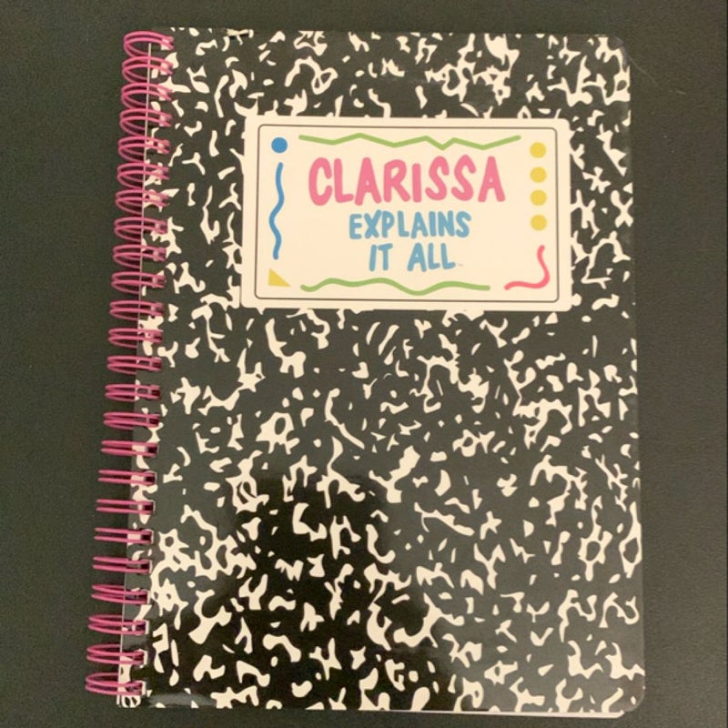 Clarissa Explains it All Notebook