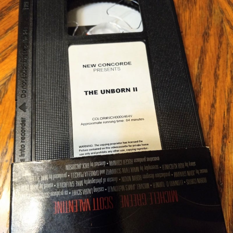 The Unborn 2 VHS