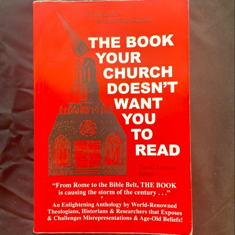 Book Your Church Doesn't Want You to Read