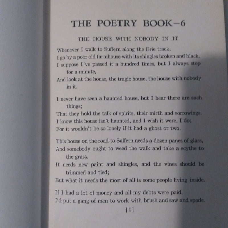 Vintage 1926 The Poetry Book 6