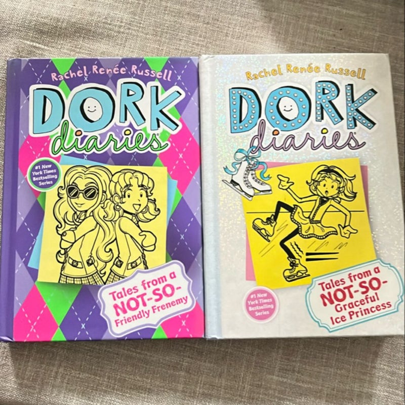 Two Dork Diaries books