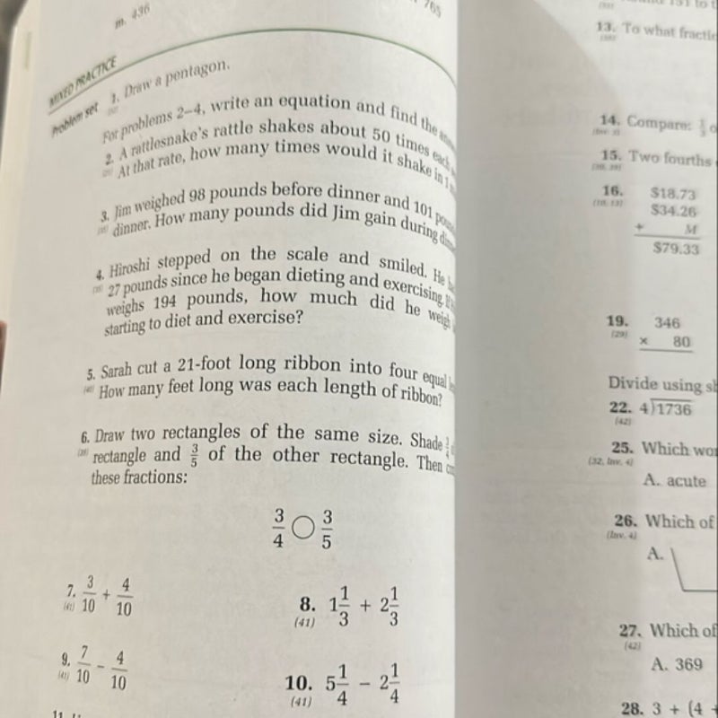 Saxon Math 6/5 Homeschool