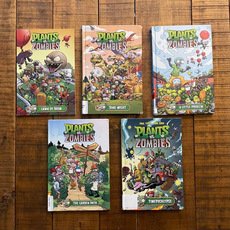 Lot of Plants vs. Zombies Books 