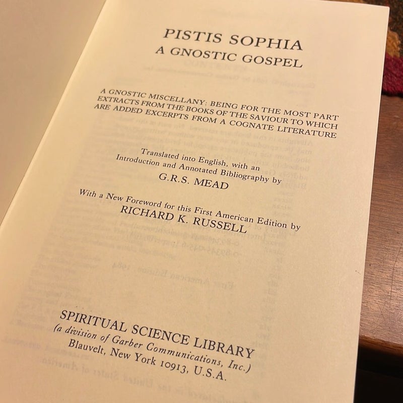 Pistis Sophia