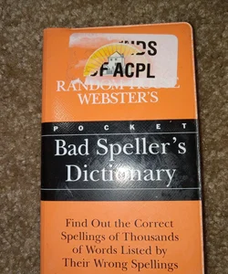 Random House Webster's Pocket Bad Speller's Dictionary