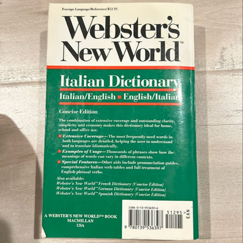 Webster's New World Italian Dictionary