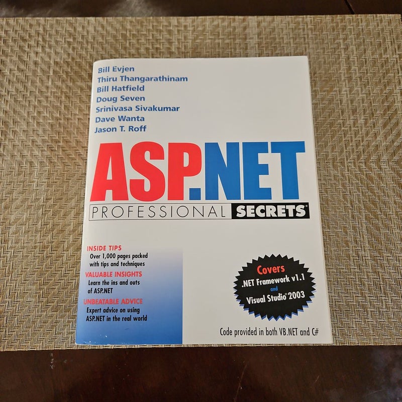 ASP. NET Professional Secrets