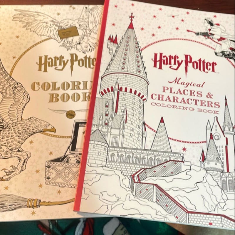 Harry Potter - The Coloring Book and Magical Places and Characters