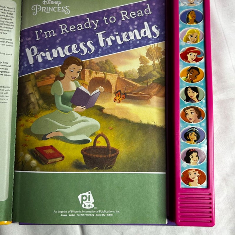 Disney Princess: Princess Friends I'm Ready to Read Sound Book