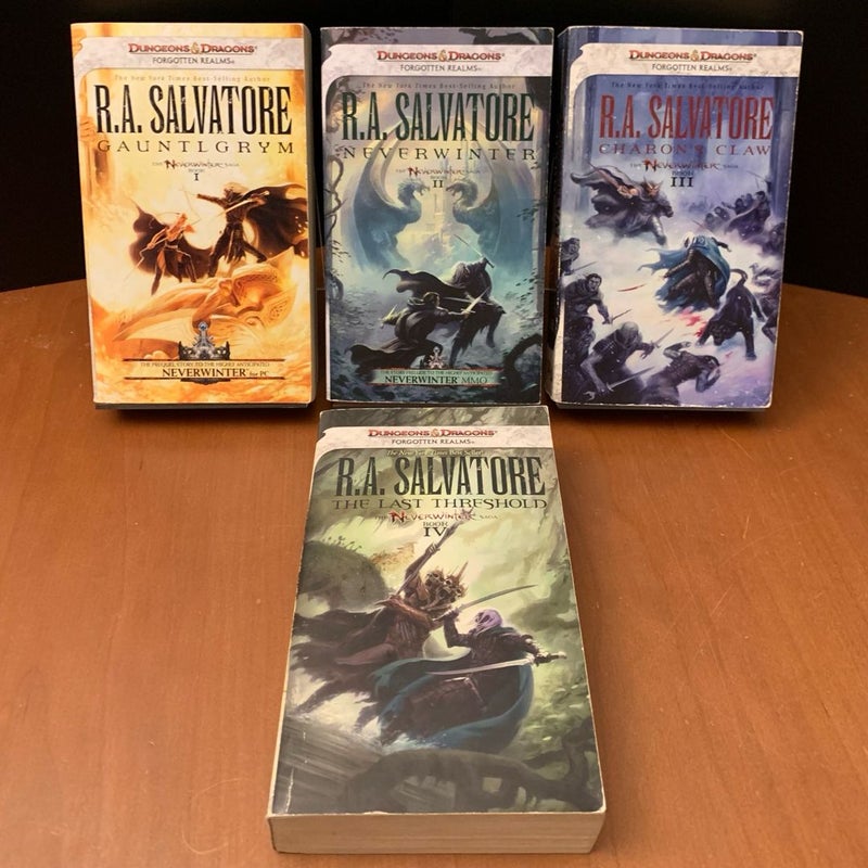 Forgotten Realms: Complete Neverwinter Series, Legend of Drizzt: Gauntlgrym, Neverwinter, Charon’s Claw, The Last Threshold
