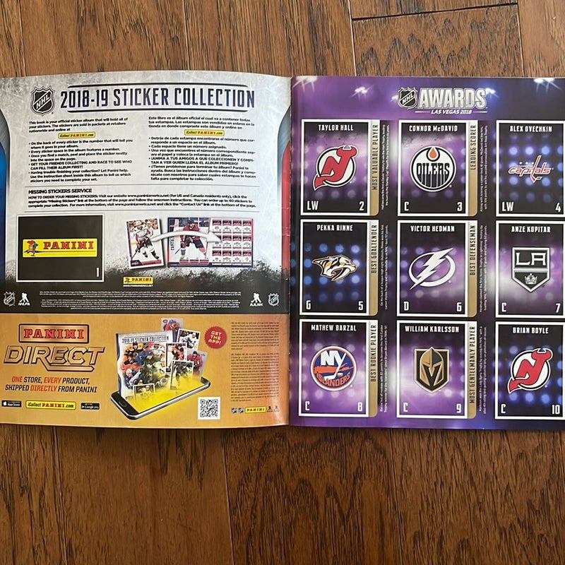 NHL 2018-19 sticker collection 