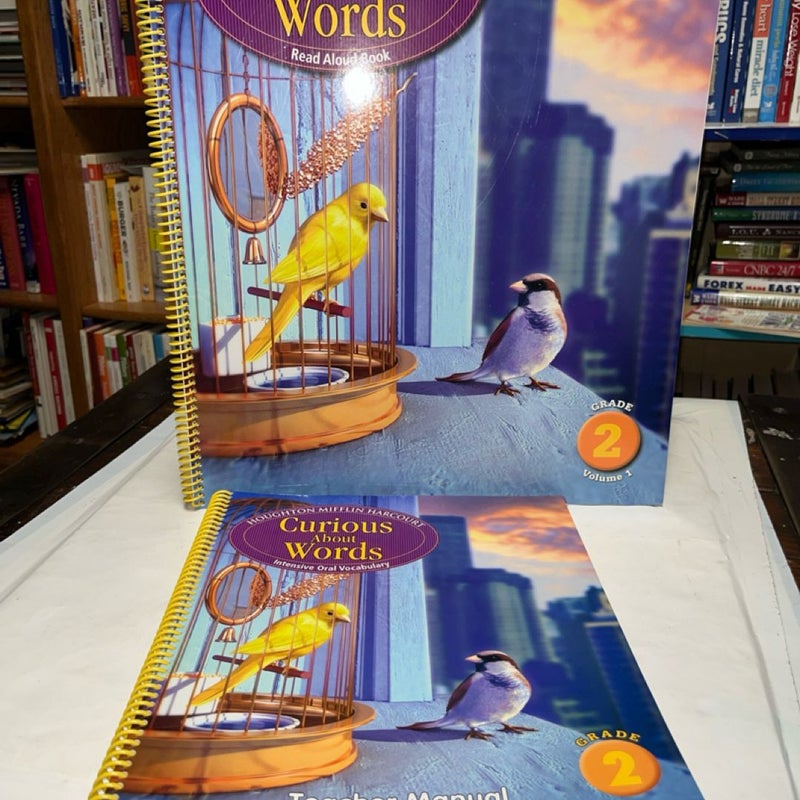 Houghton Mifflin Harcourt Curious about Words Read aloud Book & Teacher Manual